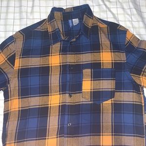 H&M Plaid Flannel Button Up Shirt